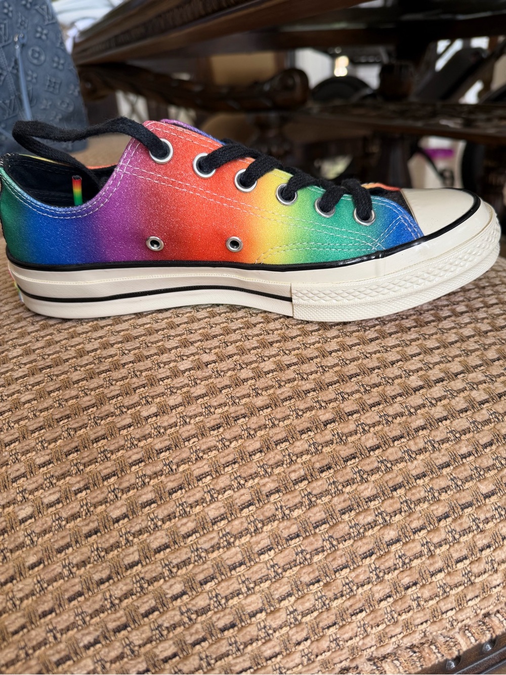 Converse Multicolor Rainbow Low-Top Sneakers - Picture 3 of 9